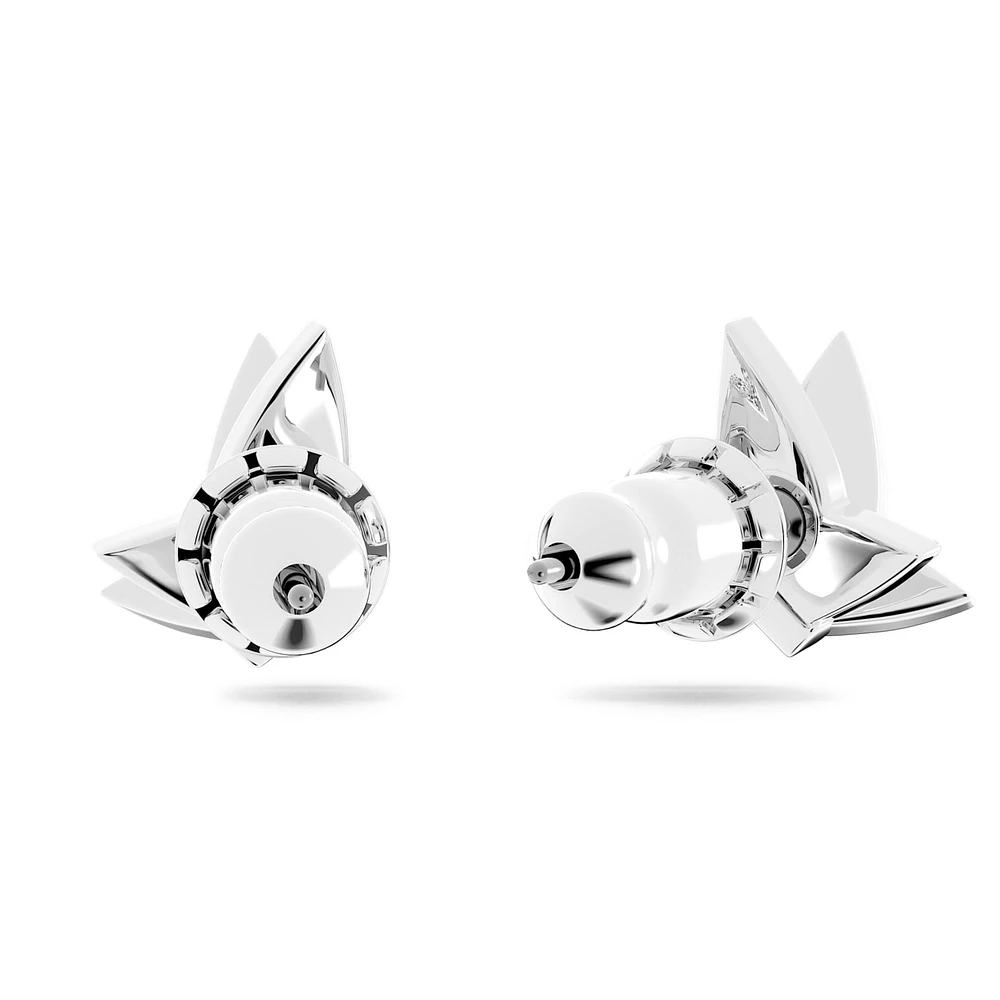 Idyllia Lilia stud earrings, Butterfly, White