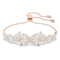 Idyllia Lilia bracelet, Butterfly, White