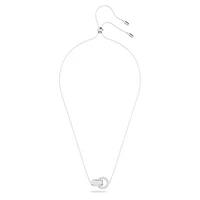 Hollow pendant, Interlocking loop, White