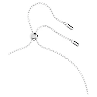 Hollow pendant, Interlocking loop, White