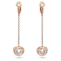 Generation clip earrings, Long, White