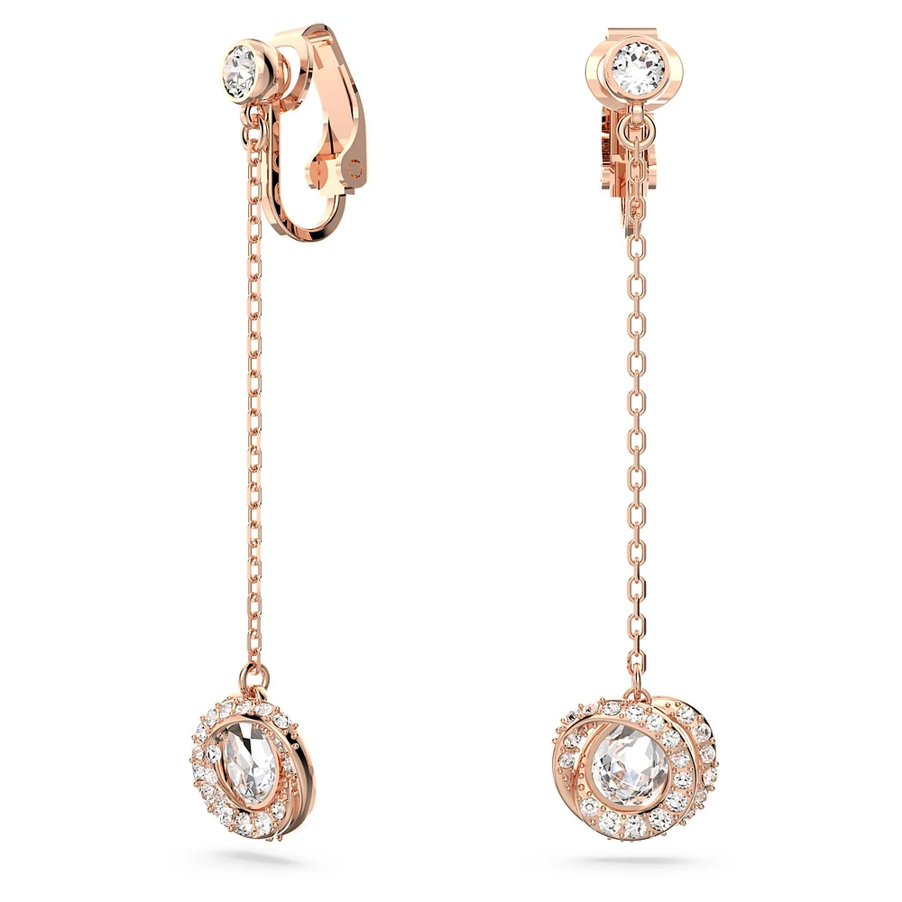 Generation clip earrings, Long, White