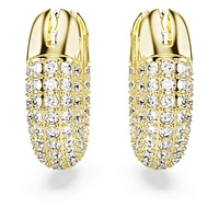 Dextera hoop earrings, Small, White