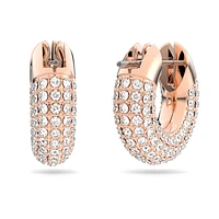 Dextera hoop earrings, Small, White