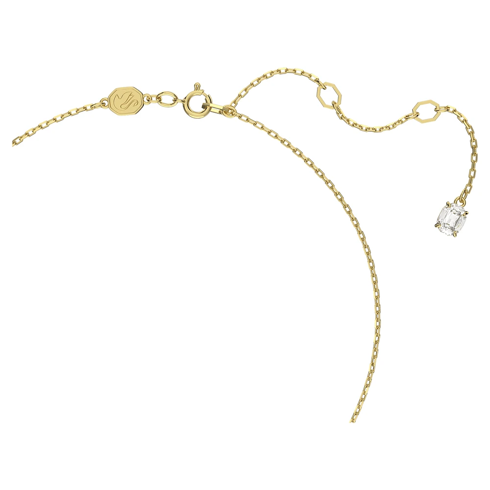 Constella pendant, Round cut, White, Gold-tone plated by SWAROVSKI