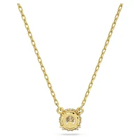 Constella pendant, Round cut, White, Gold-tone plated by SWAROVSKI