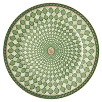 Signum plate set, Porcelain, Medium, Multicoloured by SWAROVSKI