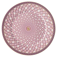 Signum plate set, Porcelain, Medium, Multicoloured by SWAROVSKI