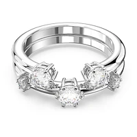 Constella ring, Set (2), Round cut, White