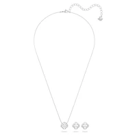 Swarovski Sparkling Dance set, Mixed cuts, Clover, White