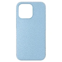 High smartphone case, iPhone® 13 Pro, Blue by SWAROVSKI