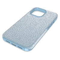 High smartphone case, iPhone® 13 Pro, Blue by SWAROVSKI