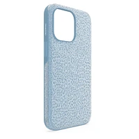 High smartphone case, iPhone® 13 Pro, Blue by SWAROVSKI