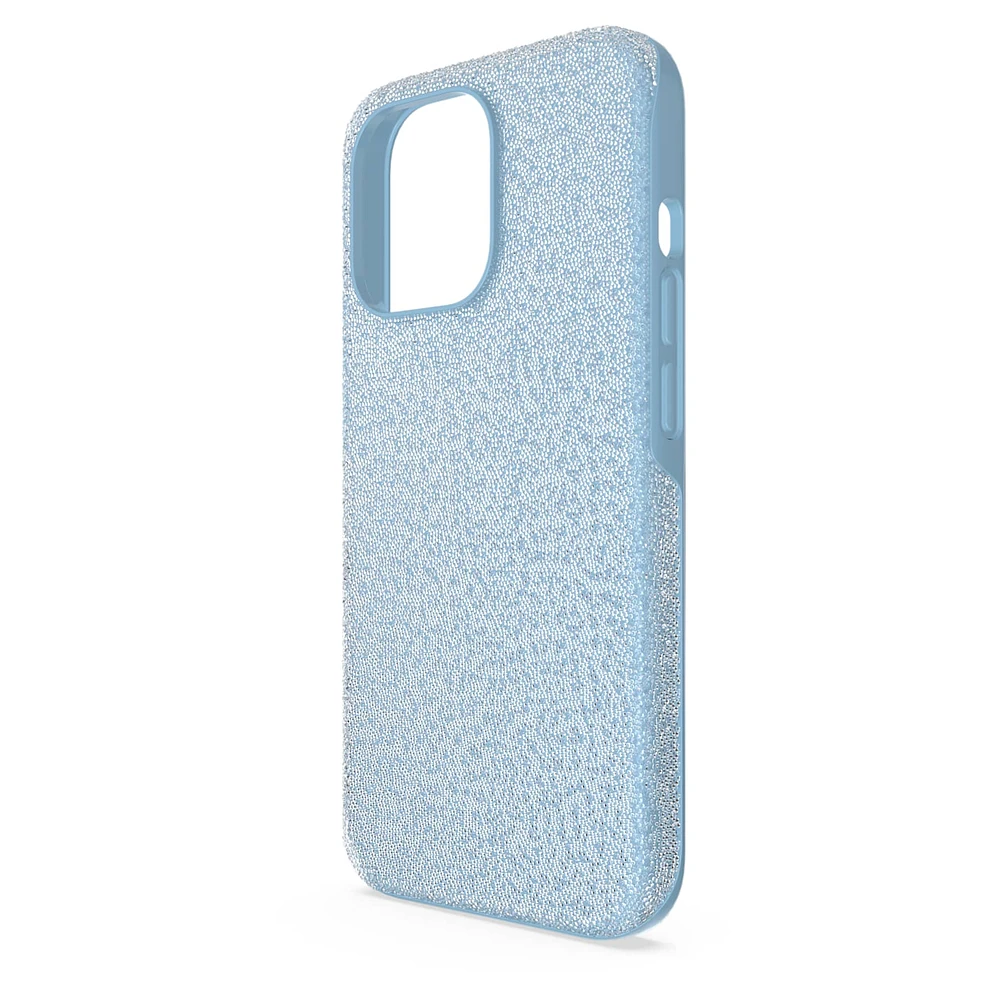 High smartphone case, iPhone® 13 Pro, Blue by SWAROVSKI