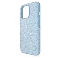 High smartphone case, iPhone® 13 Pro, Blue by SWAROVSKI