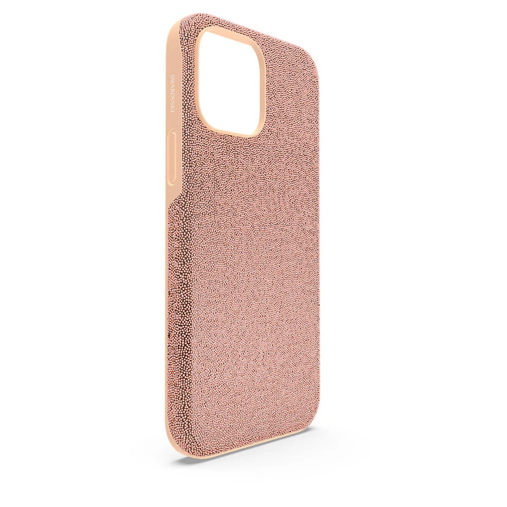 High smartphone case, iPhone® 13 Pro Max, Rose gold tone by SWAROVSKI