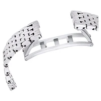 Attract watch, Swiss Made, Full pavé, Crystal bracelet, Silver Tone, Stainless steel by SWAROVSKI