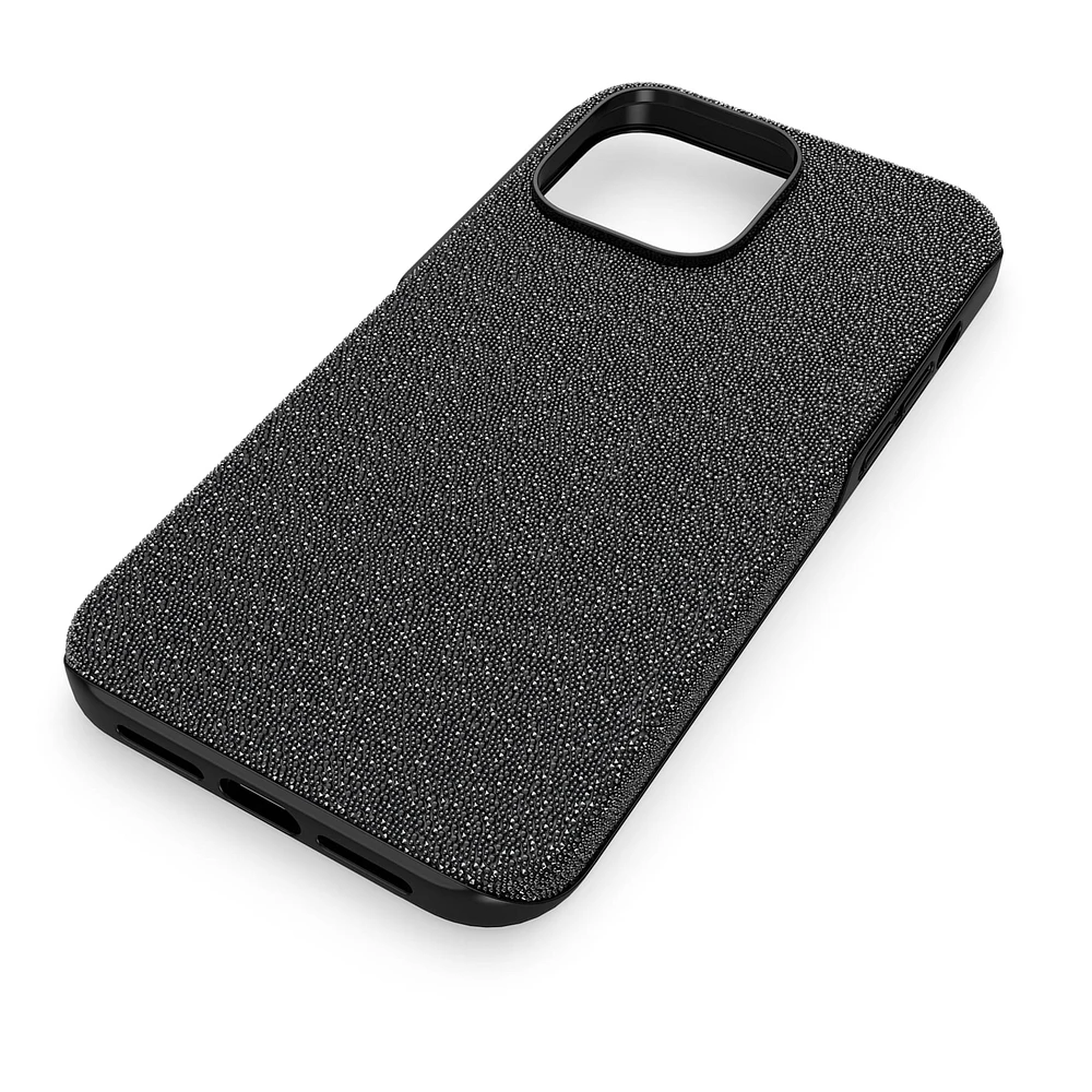High smartphone case, iPhone® 14 Pro Max, Black by SWAROVSKI