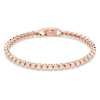 Imber Emily bracelet, Round cut, Pink, Rose gold-tone plated by SWAROVSKI