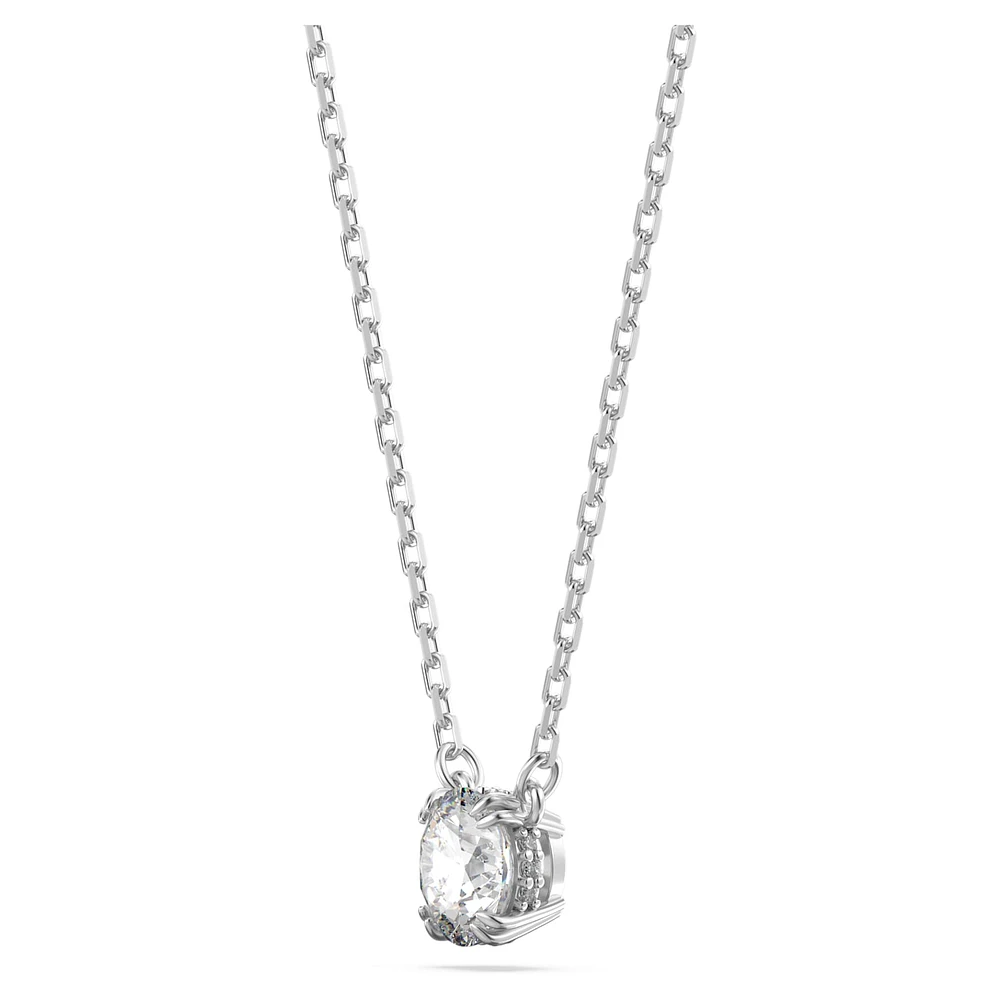 Constella set, Round cut, White, Rhodium plated by SWAROVSKI