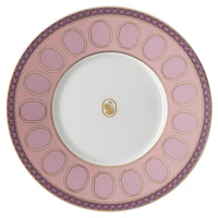 Signum teacup with saucer, Porcelain, Pink by SWAROVSKI