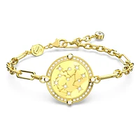 Zodiac bracelet, Sagittarius, Gold tone, Gold-tone plated by SWAROVSKI