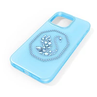 Smartphone case, Swan, iPhone® 14 Pro Max, Blue by SWAROVSKI