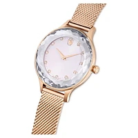 Nova watch, Swiss Made, Metal bracelet, Rose gold tone, Rose gold-tone finish by SWAROVSKI