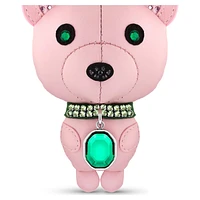 Icons key ring, Bear, Multicolored, Stainless steel by SWAROVSKI