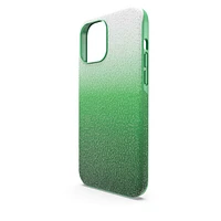 High smartphone case, Colour gradient, iPhone® 14, Green by SWAROVSKI