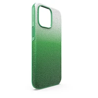 High smartphone case, Colour gradient, iPhone® 14 Pro Max, Green by SWAROVSKI