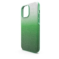 High smartphone case, Colour gradient, iPhone® 14 Pro Max, Green by SWAROVSKI