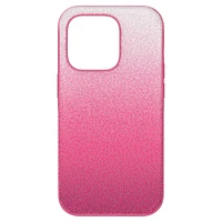 High smartphone case, Colour gradient, iPhone® 14 Pro, Pink by SWAROVSKI