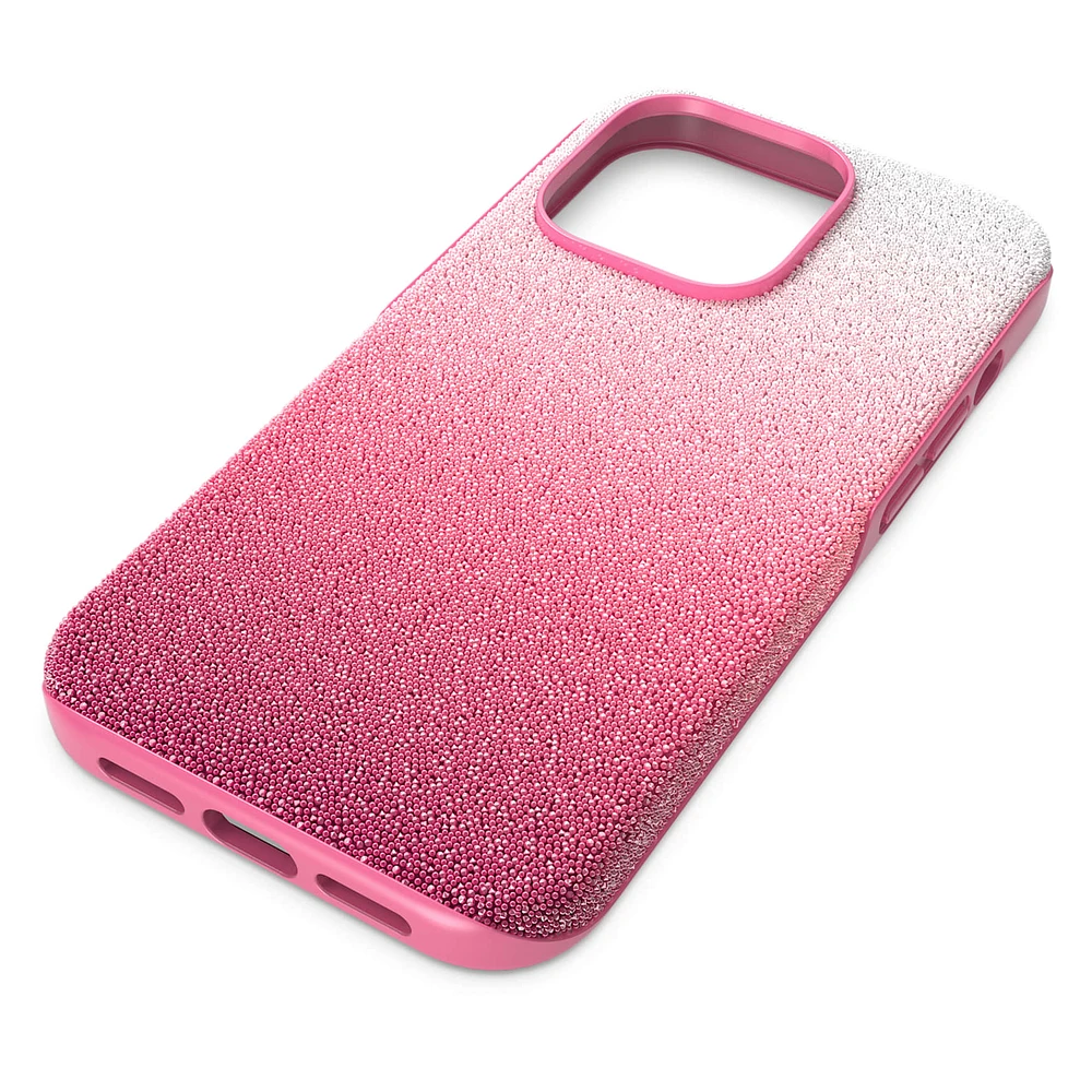 High smartphone case, Colour gradient, iPhone® 14 Pro, Pink by SWAROVSKI