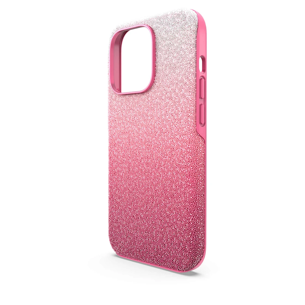 High smartphone case, Colour gradient, iPhone® 14 Pro, Pink by SWAROVSKI