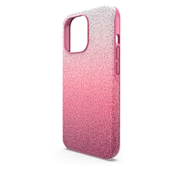 High smartphone case, iPhone® 13 Pro, Pink by SWAROVSKI