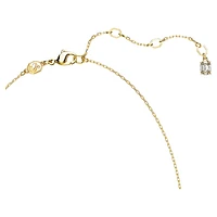 Stilla necklace, Mixed cuts, Multicoloured, Gold-tone plated by SWAROVSKI