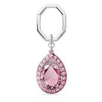 Key ring, Pear cut, Pink by SWAROVSKI