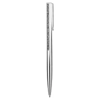 Crystal Shimmer ballpoint pen, Silver Tone, Chrome plated by SWAROVSKI