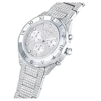 Dextera Lux watch, Swiss Made, Metal bracelet, Silver Tone, Stainless steel by SWAROVSKI