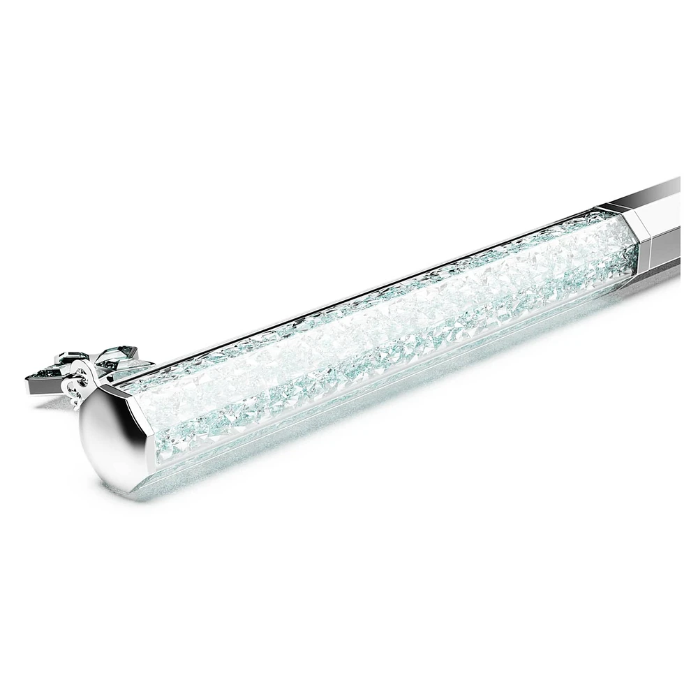Crystalline ballpoint pen, Star, Blue, Chrome plated by SWAROVSKI