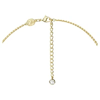 Imber body chain, Mixed cuts, White, Gold-tone plated by SWAROVSKI