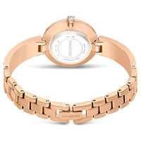Illumina watch, Swiss Made, Metal bracelet, Rose gold tone, Rose gold-tone finish by SWAROVSKI