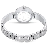 Illumina watch, Swiss Made, Metal bracelet, Silver Tone, Stainless steel by SWAROVSKI