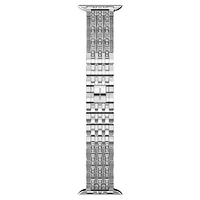 Sparkling princess strap, For Apple Watch® 40 mm & 41mm, Silver Tone, Stainless steel by SWAROVSKI