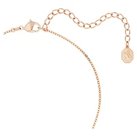 Originally set, Crystal pearl, White, Rose gold-tone plated by SWAROVSKI