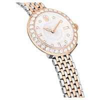 Certa watch, Swiss Made, Metal bracelet, Rose gold tone, Mixed metal finish by SWAROVSKI