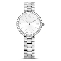 Certa watch, Swiss Made, Metal bracelet, Silver tone, Stainless Steel by SWAROVSKI