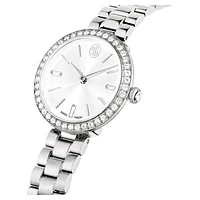 Certa watch, Swiss Made, Metal bracelet, Silver tone, Stainless Steel by SWAROVSKI