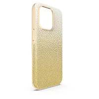High smartphone case, Colour gradient, iPhone® 14 Pro, Gold tone by SWAROVSKI